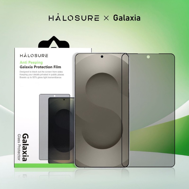 Halosure 2.5D Galaxia [Privacy] Tempered Glass, Samsung s26 Ultra
