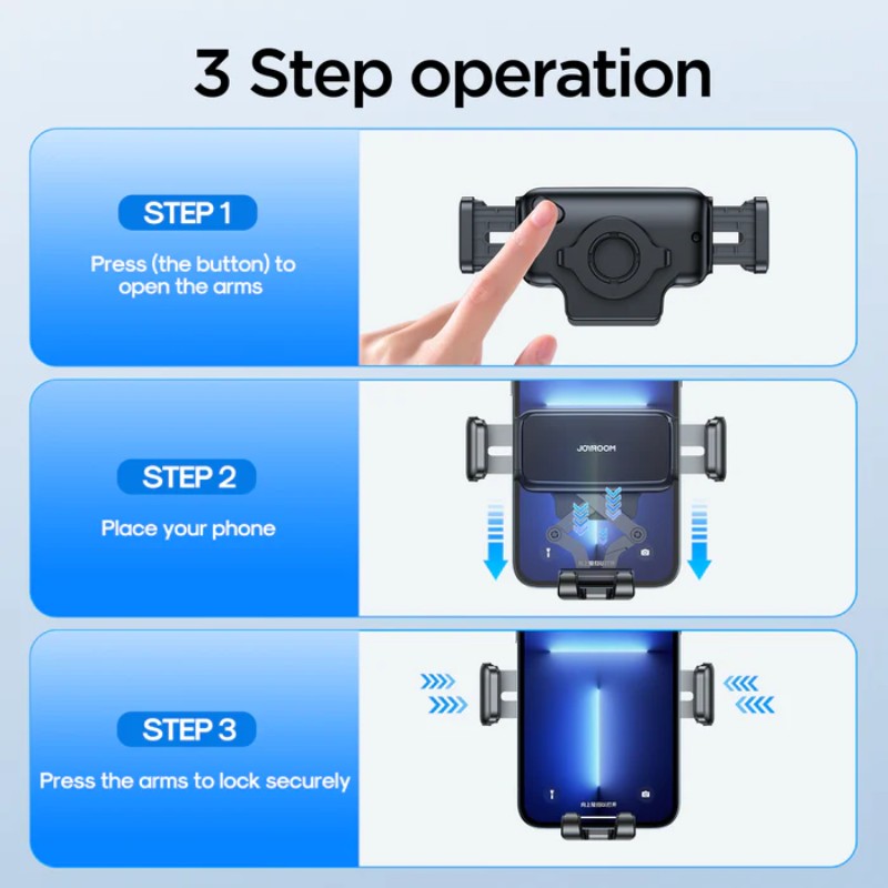 JoyRoom JR-ZS283D Car Mount Phone Holder (Windshield / Dashboard)