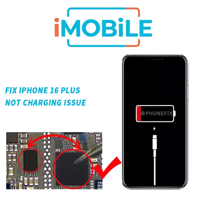 iPhone 16 Plus USB Charging IC Chipset (U2 SN2012027) + Pre-Programmed SPI Flash IC SET