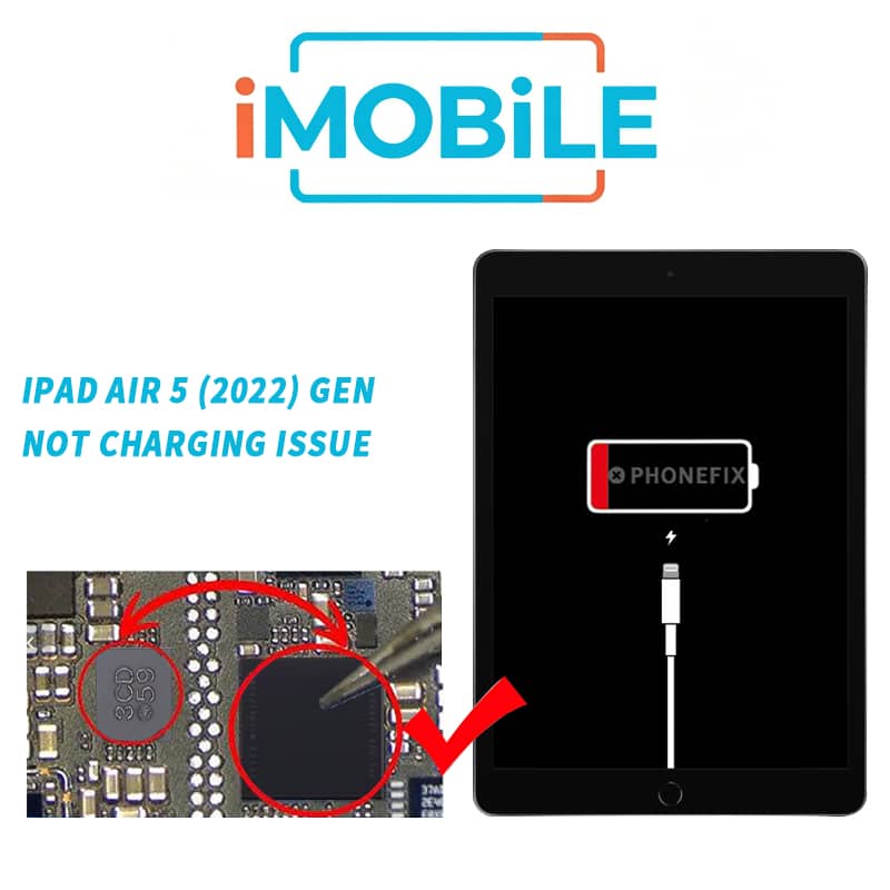 iPad Air 5 (2022) USB Charging IC Chipset (U2 CD3217B12) + Pre-Programmed SPI Flash IC SET