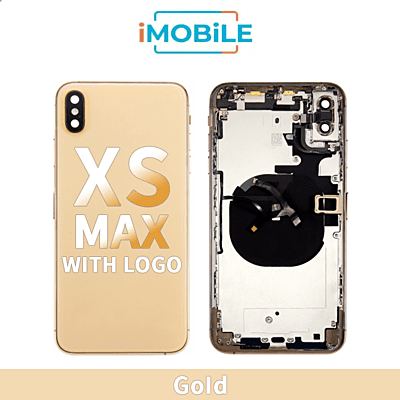 iPhone XS Max Compatible Back Housing [no small parts] [Gold]