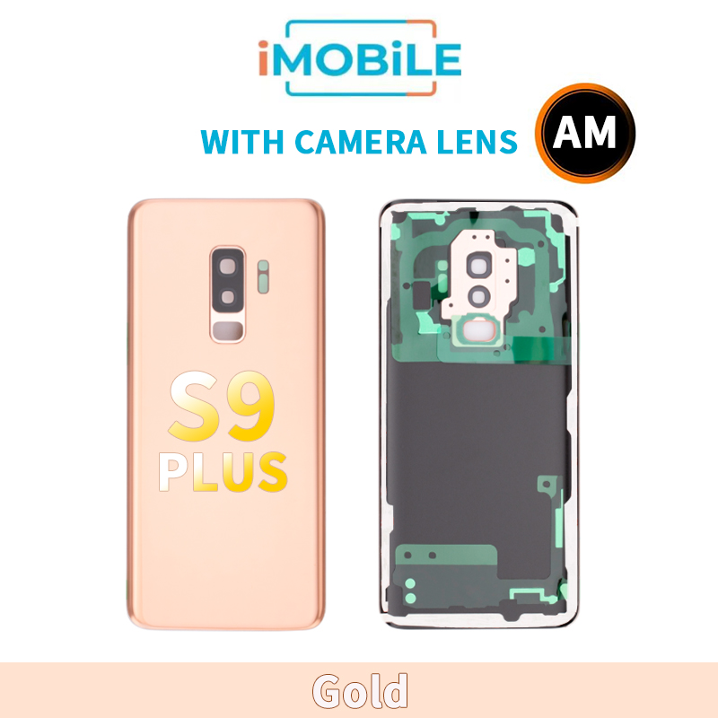 Samsung Galaxy S9 Plus Back Cover Aftermarket With Camera Lens [Gold]