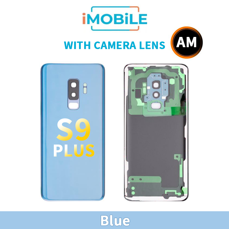 Samsung Galaxy S9 Plus Back Cover Aftermarket With Camera Lens [Blue]