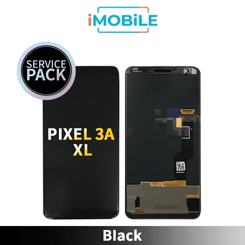 Google Pixel 3A XL Compatible LCD Touch Digitizer Screen [Service pack] [Black]