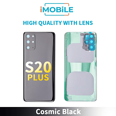 Samsung Galaxy S20 Plus G985 Back Cover [High Quality with Lens] [Cosmic Black]
