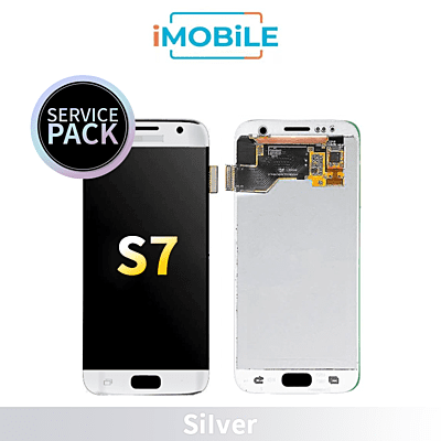 Samsung Galaxy S7 G930 LCD and Digitizer Assembly [Silver] Service Pack
