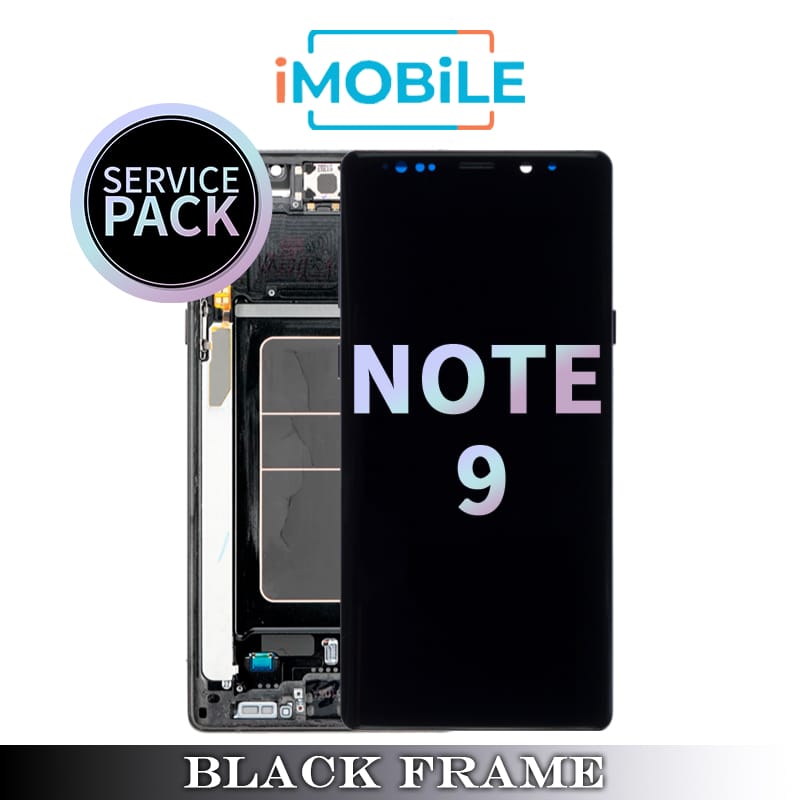 Samsung Galaxy Note 9 (N960) LCD Touch Digitizer Screen [Service Pack] [Black Frame] GH97-22269A GH97-22270A