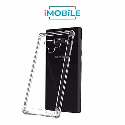 Reinforced Clear Gel case, Samsung Galaxy Note 9 [Dark]