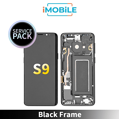 Samsung Galaxy S9 G960 LCD Touch Digitizer Screen [Black Frame] Service Pack GH97-21696A
