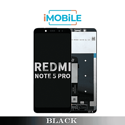 Xiaomi Redmi Note 5 Pro Compatible LCD Touch Digitizer Screen no Frame [Black]