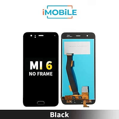 Xiaomi Mi 6 Compatible LCD Touch Digitizer Screen no frame [Black]