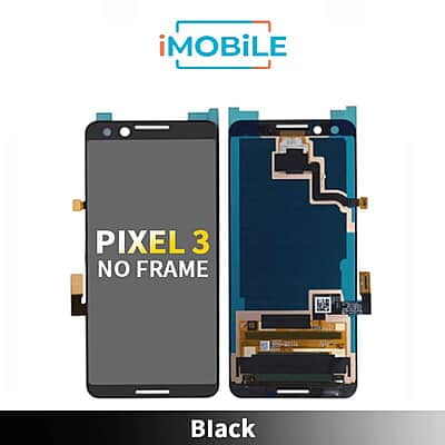 Google Pixel 3 Compatible LCD Touch Digitizer Screen [Black] no Frame