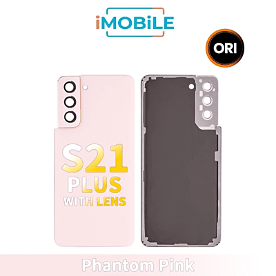 Samsung Galaxy S21 Plus (G996) Back Cover Glass With Lens [Secondhand] [Phantom Pink]