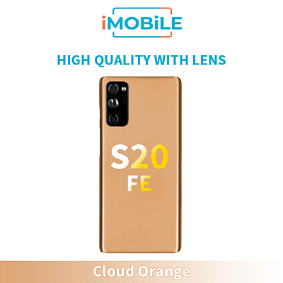 Samsung Galaxy S20 FE G781 Back Cover [High Quality with Lens] [Cloud Orange]