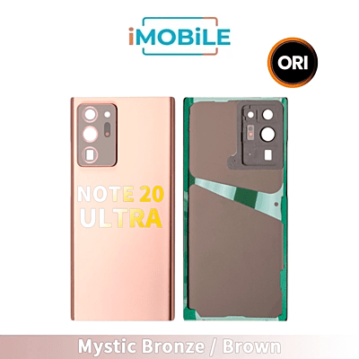 Samsung Galaxy Note 20 Ultra (N985 N986) Back Cover Glass With Lens [Secondhand] [Mystic Bronze / Brown]