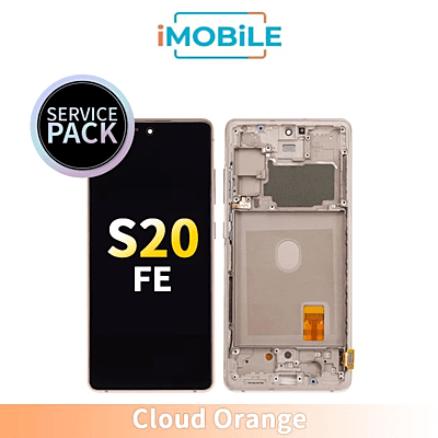 Samsung Galaxy S20 FE SM-G781B LCD Touch Digitizer Screen [Service Pack] [Cloud Orange]