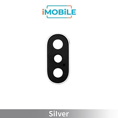 iPhone X Compatible Camera Lens with Bracket Ring [Silver]