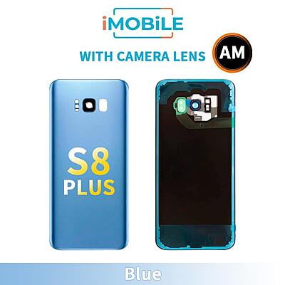 Samsung Galaxy S8 Plus Back Cover Aftermarket with Camera Lens [Blue]