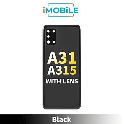 Samsung Galaxy A31 (A315) Back Cover with Camera Lens [Black]