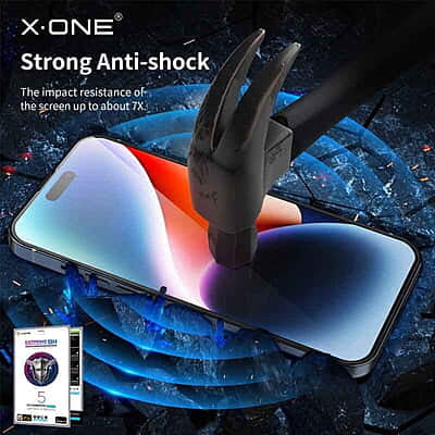 X-One Extreme Shock Eliminator Screen Protector, iPhone 16 Pro Max X-One Extreme Shock Eliminator Screen Protector, iPhone 16 Pro Max
