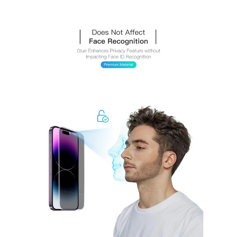 Halosure 2.5D Innovador Shield [Privacy] Tempered Glass, iPhone 18 Pro