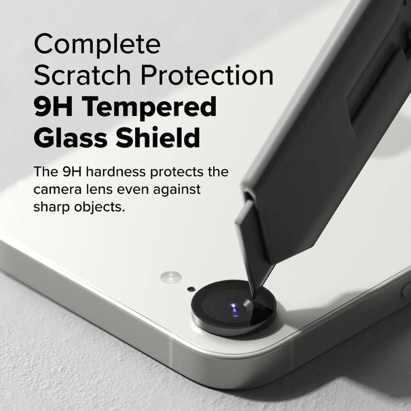 Halosure Geordi Rear Camera Lens Armour Protector (Anti-Reflection), iPhone 16e Halosure Geordi Rear Camera Lens Armour Protector (Anti-Reflection), iPhone 16e
