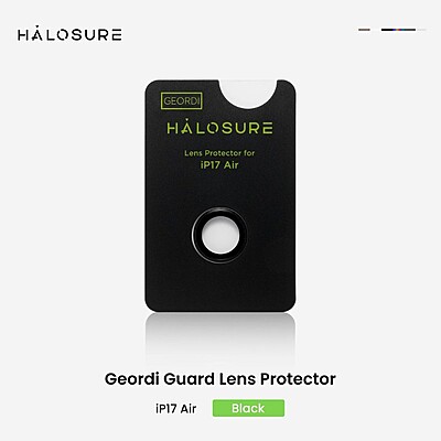 Halosure Geordi Rear Camera Lens Armour Protector (Anti-Reflection), iPhone 17 Air Halosure Geordi Rear Camera Lens Armour Protector (Anti-Reflection), iPhone 17 Air