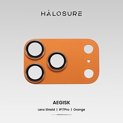 Halosure AEGISK Shield Rear Camera Lens Protector (Anti-Reflection), iPhone 17 Pro Halosure AEGISK Shield Rear Camera Lens Protector (Anti-Reflection), iPhone 17 Pro