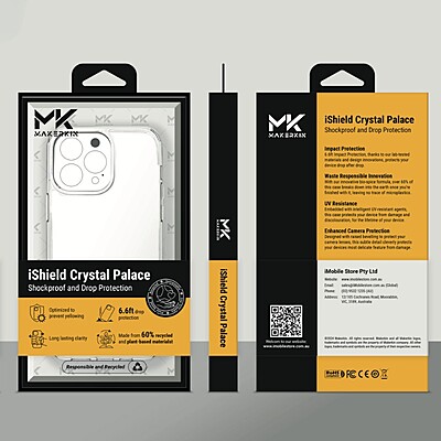 iShield [MagSafe] Crystal Palace Clear Case, iPhone 17 Pro