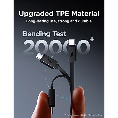 JoyRoom JR-PR1 22.5 with Built-in Retractable Cable Power Bank [1 Port + USB-C Cable]