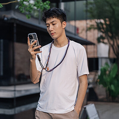 PGYTECH LinkGo Phone Photography Strap (Braided-Coral Pink)