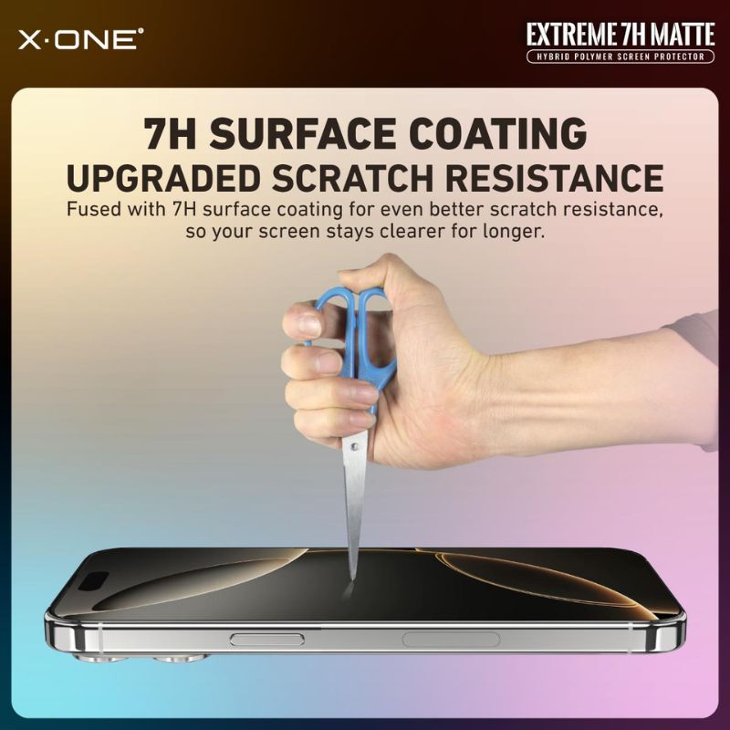 X.One [Matte] Hybrid Polymer Borderless Impact Screen Protector, iPhone 18 Pro Max