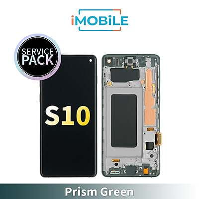 Samsung Galaxy S10 (G973) LCD Touch Digitizer Screen [Service Pack] [Prism Green] GH82-18850E