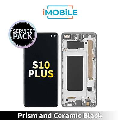 Samsung Galaxy S10 Plus (G975) LCD Touch Digitizer Screen [Service Pack] [Prism and Ceramic Black] GH82-18849A