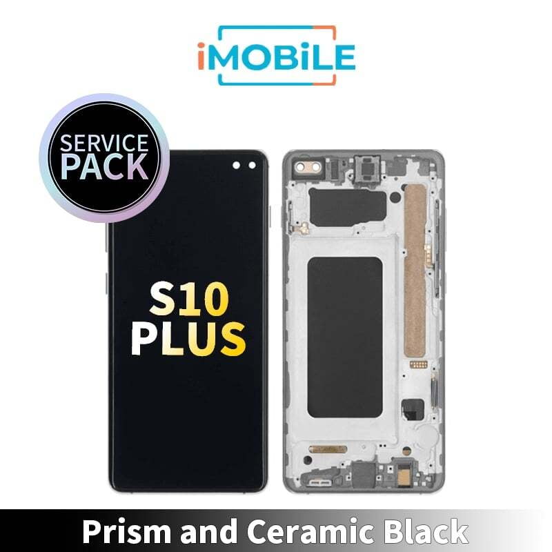 Samsung Galaxy S10 Plus (G975) LCD Touch Digitizer Screen [Service Pack] [Prism and Ceramic Black] GH82-18849A