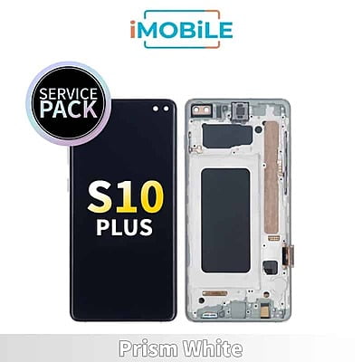 Samsung Galaxy S10 Plus G975 LCD Touch Digitizer Screen [Prism White] Service Pack GH82-18849B GH82-18849G GH82-18834B