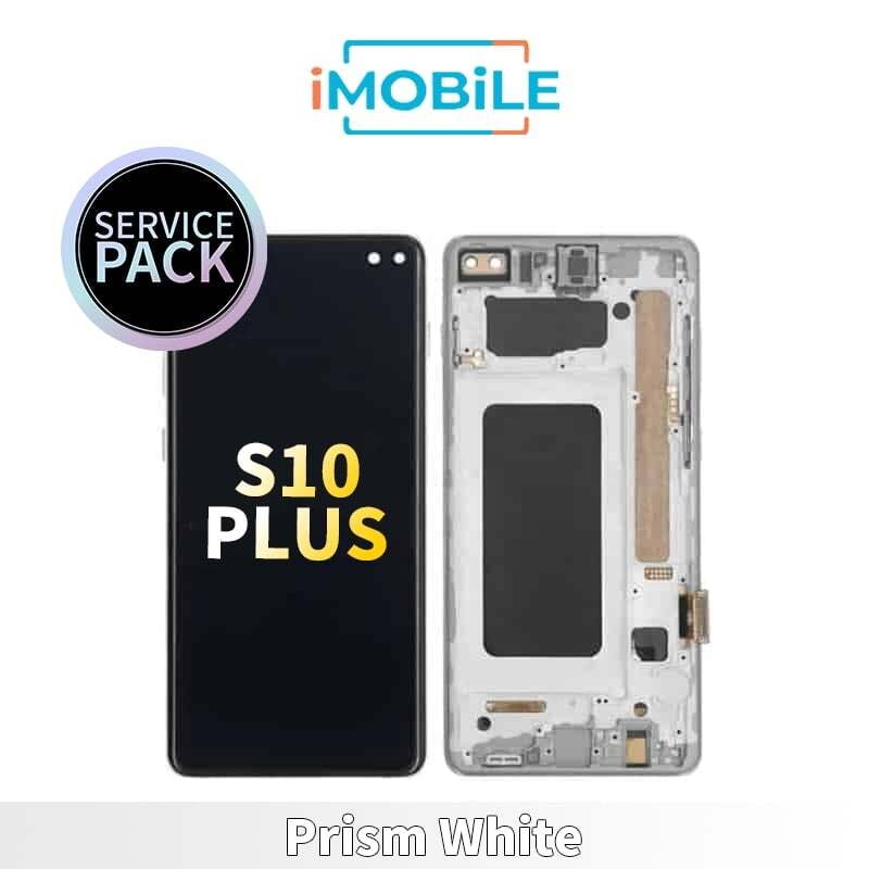 Samsung Galaxy S10 Plus (G975) LCD Touch Digitizer Screen [Service Pack] [Prism White] GH82-18849B GH82-18849G GH82-18834B