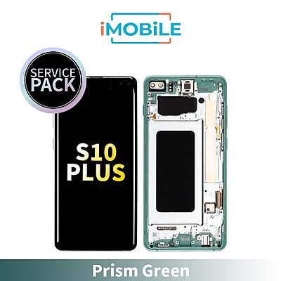 Samsung Galaxy S10 Plus (G975) LCD Touch Digitizer Screen [Service Pack] [Prism Green] GH82-18849E