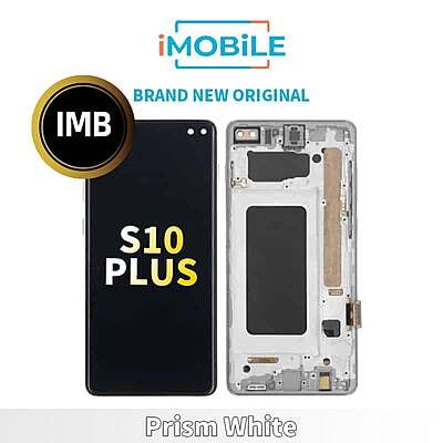 Samsung Galaxy S10 Plus (G975) LCD Touch Digitizer Screen Brand New Original [IMB] [Prism White]