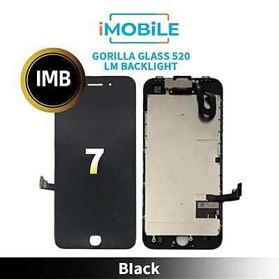 iPhone 7 (4.7 Inch) Compatible LCD Touch Digitizer Screen [IMB In-Cell Screen] [Gorilla Glass 520 Lm Backlight] [Black]