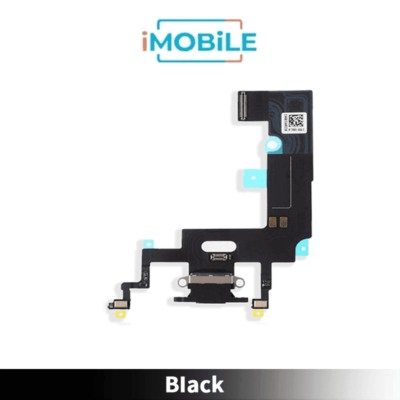 iPhone XR Compatible Charging Port Flex Cable [Original] [Black]