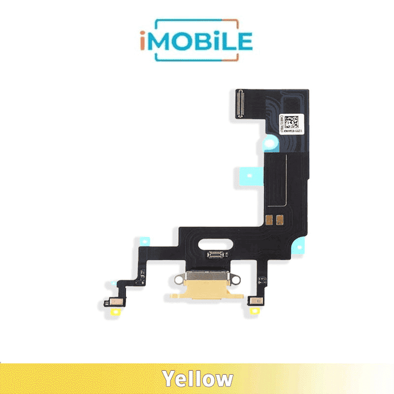 iPhone XR Compatible Charging Port Flex Cable [Original] [Yellow]
