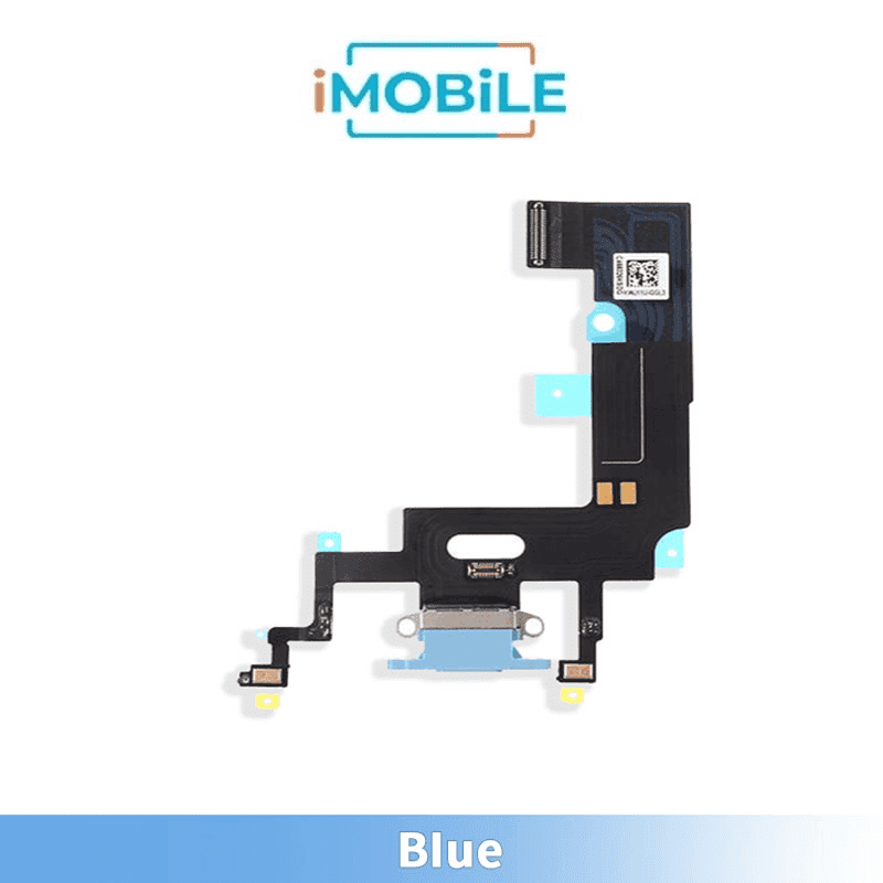 iPhone XR Compatible Charging Port Flex Cable [Original] [Blue]