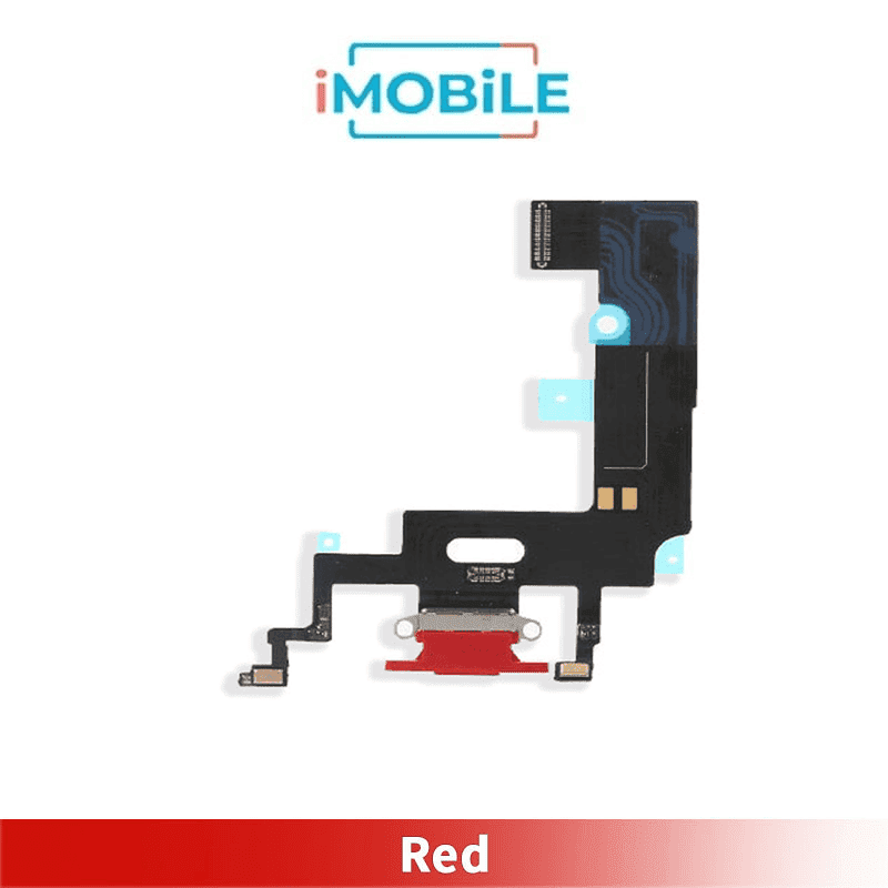 iPhone XR Compatible Charging Port Flex Cable [Original] [Red]