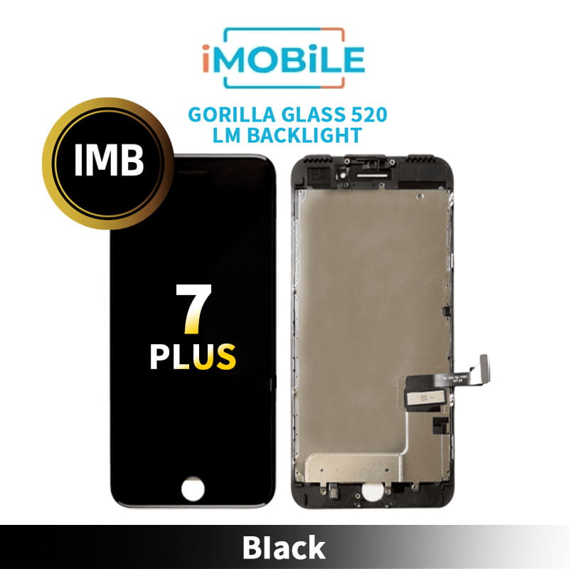 iPhone 7 Plus (5.5 Inch) Compatible LCD Touch Digitizer Screen [IMB In-Cell Screen] [Gorilla Glass 520 Lm Backlight] [Black]