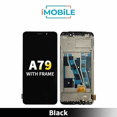 OPPO A79 (2016) Compatible LCD Touch Digitizer Screen With Frame [Black]