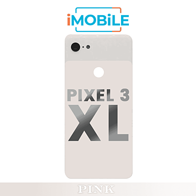 Google Pixel 3 XL Compatible Back Glass Cover [Pink]
