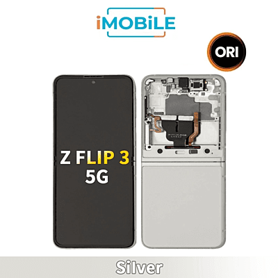 Samsung Galaxy Z Flip 3 5G (F711) Main LCD Digitizer Screen [Secondhand Original] [Silver]