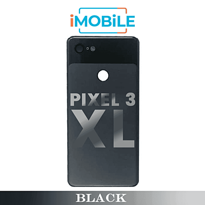 Google Pixel 3 XL Compatible Back Glass Cover [Black]