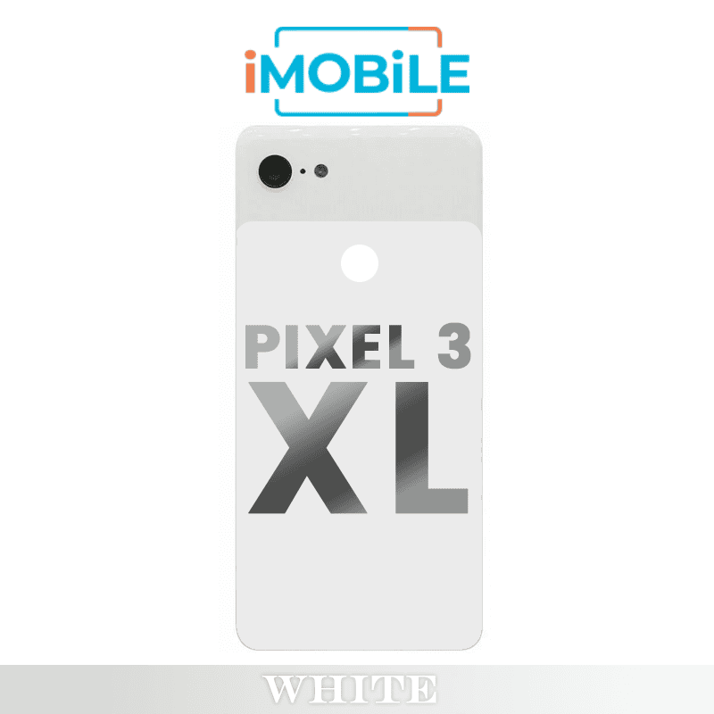 Google Pixel 3 XL Compatible Back Glass Cover [White]